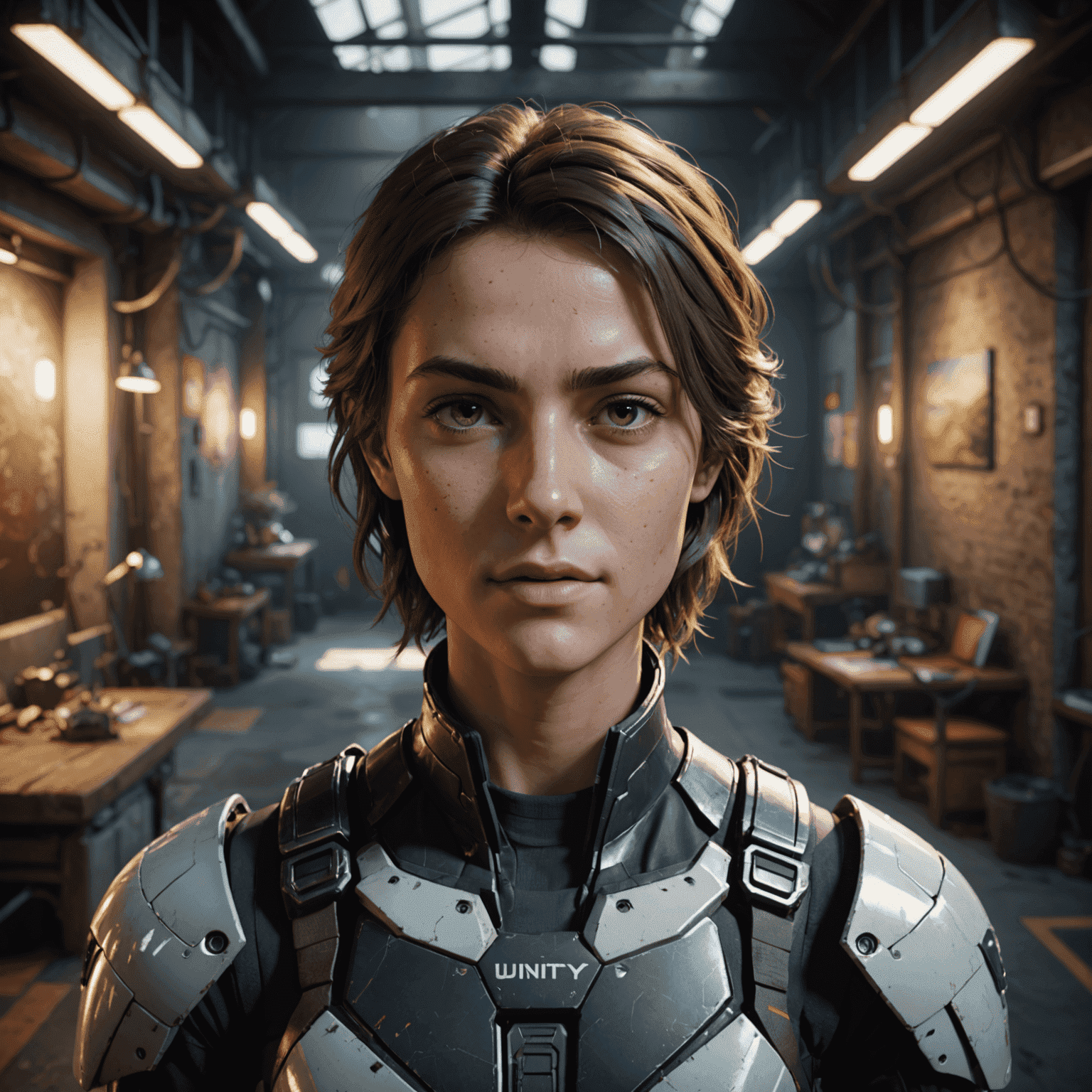 Unity 5 interface showcasing new features like improved lighting system, physically-based shading, and real-time global illumination